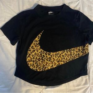Nike black cheetah T-shirt